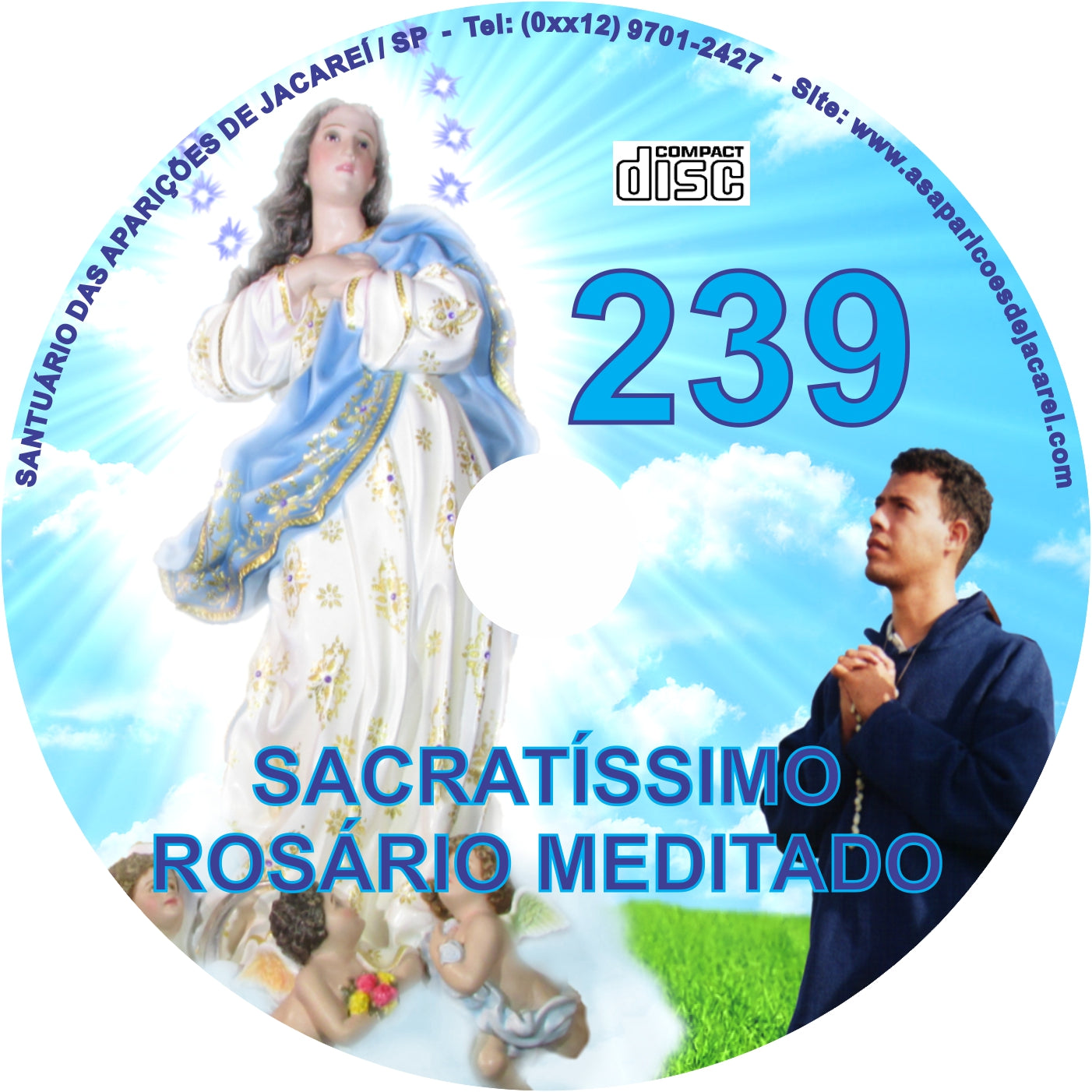 CD Rosário Meditado 239 CD Rosário Meditado 239